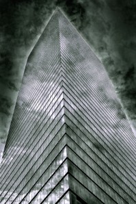 A 'fragile' construction made out of glass stands tall against the forces of nature