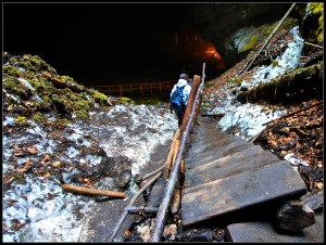 Last meters before the cave