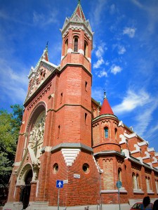 Budapest - Red Brick Church