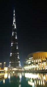 Burj Khalifa at night