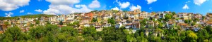 veliko tarnovo panorama hill city